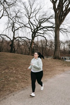 Photo by Andres Ayrton: https://www.pexels.com/photo/plump-sportswoman-jogging-in-leafless-park-6551486/