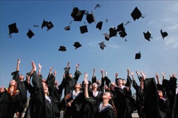 Photo by Pixabay: https://www.pexels.com/photo/newly-graduated-people-wearing-black-academy-gowns-throwing-hats-up-in-the-air-267885/