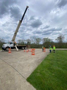 Step Up students on a site tour during 12-week pre-apprenticeship training.