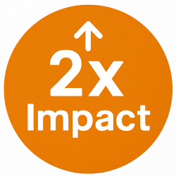 2x badge