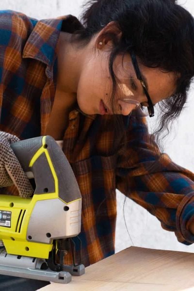 Woman working in nontraditional trade